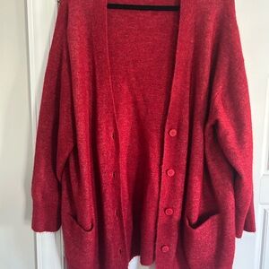 Wilfred Vibrant Red Cardigan